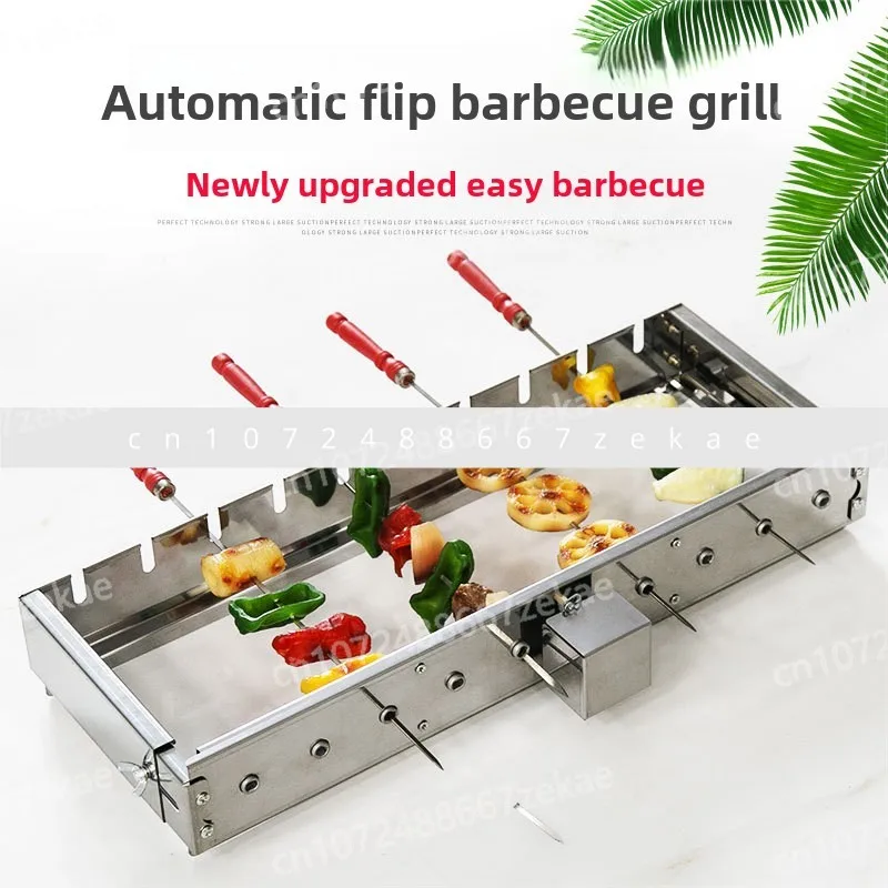 ماكينة سيخ شواء أوتوماتيكية قابلة للتعديل بعرض 5 فولت يمكن توصيلها بنك الطاقة AC وDC