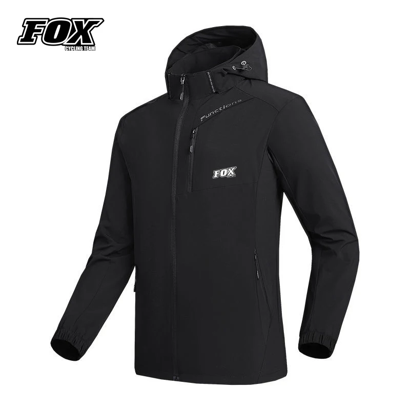 Fox-Cortavientos de equipo de Ciclismo para Hombre, chaqueta Cortavientos para bicicleta de montaña, equipo de acampada, Primavera