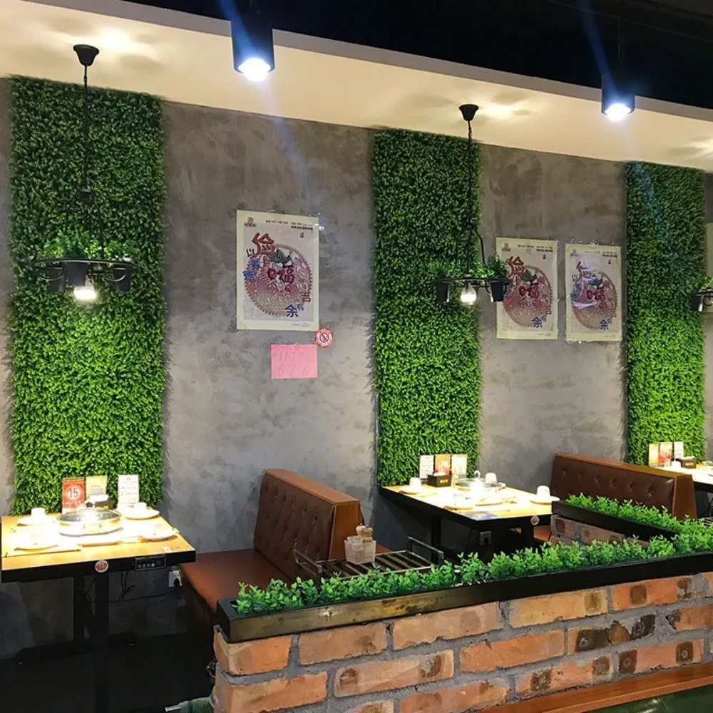 

UV Resistant Artificial Eucalyptus Plant Lifelike Plastic Lawn Simulation Eucalyptus Leaves Durable Fake Lawn Carpet