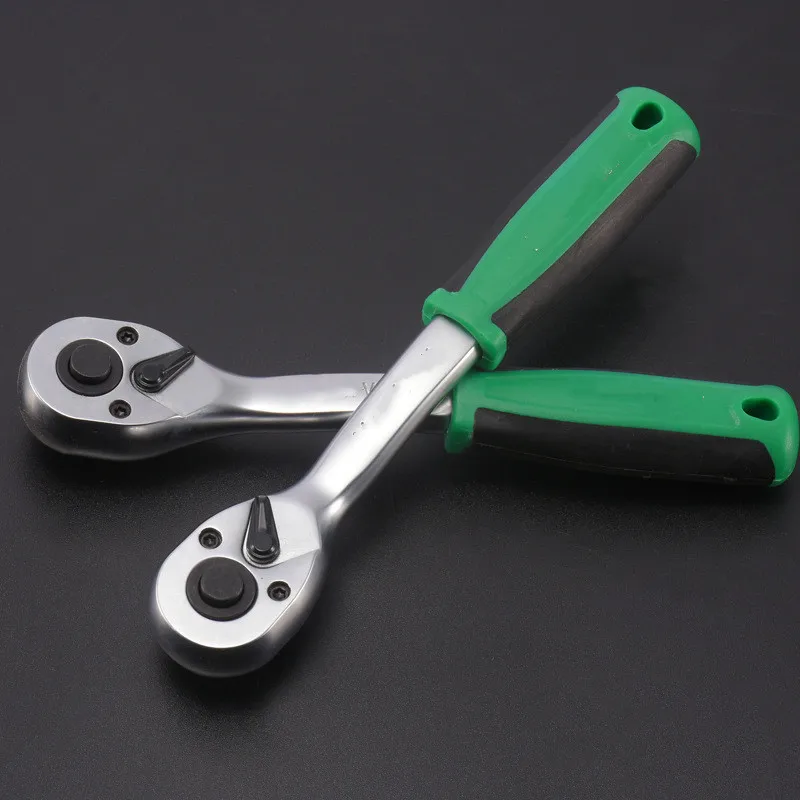 

Набор торцевых ключей с 72 зубьями, 46 предметов - Зеркально полированные глубокие гаечные головки с накаткой, термообработанные стержни для обслуживания автомобилей и оборудования