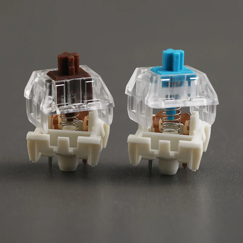 Kailh przełącznik dotykowy niebieski brązowy SMD srebrny miedziany 3 Pin do przełączników klawiatura mechaniczna MX — zdjęcie produktu 4