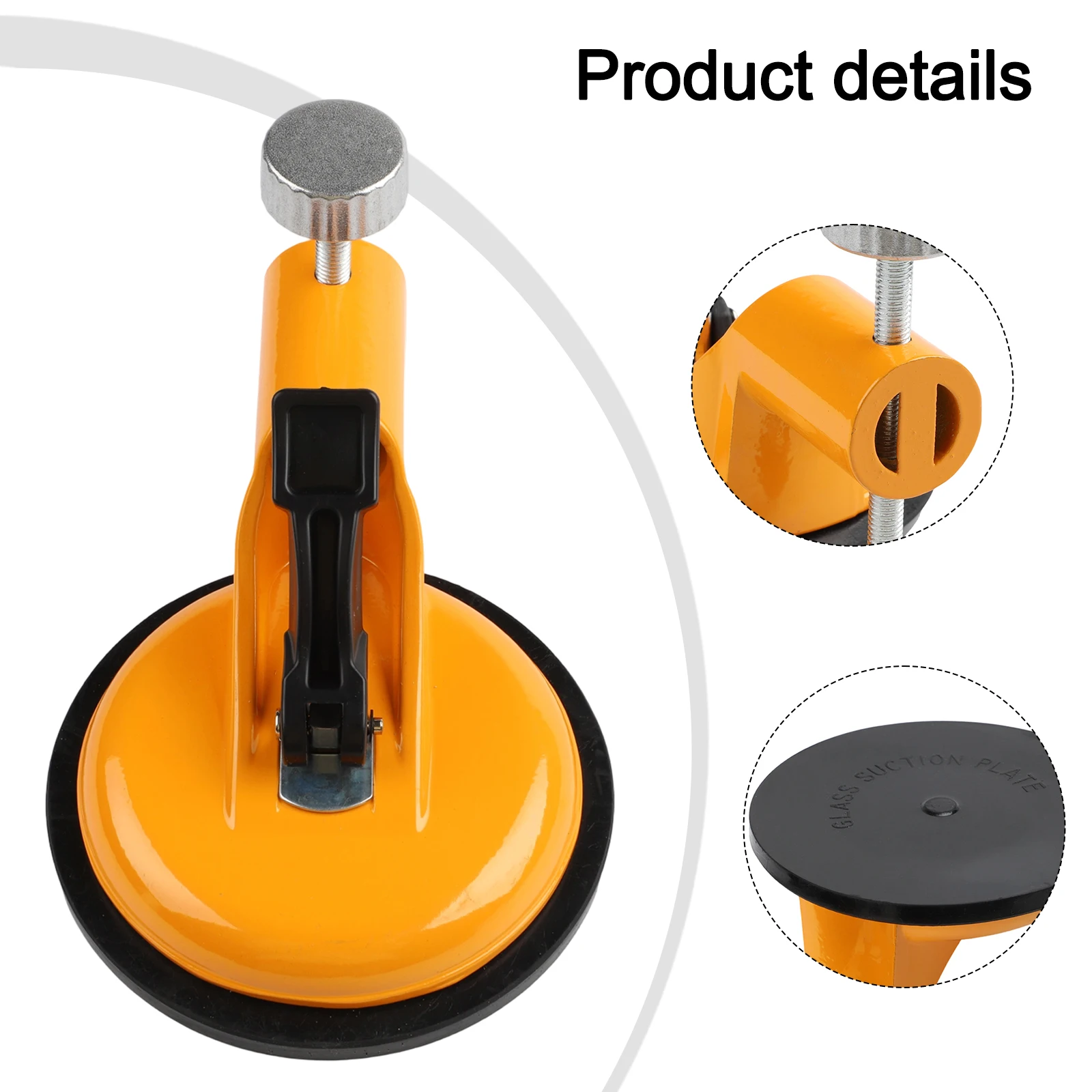 Large Plate Leveling Splicer with Powerful Suction Cup Compatible with Marble Granite Ceramic and Porcelain Tiles