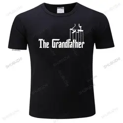 man t-shirts brand Cotton Unisex T Shirt The Grandfather Godfather Parody Gift for Granddad Silhouette Artwork Gift Tee