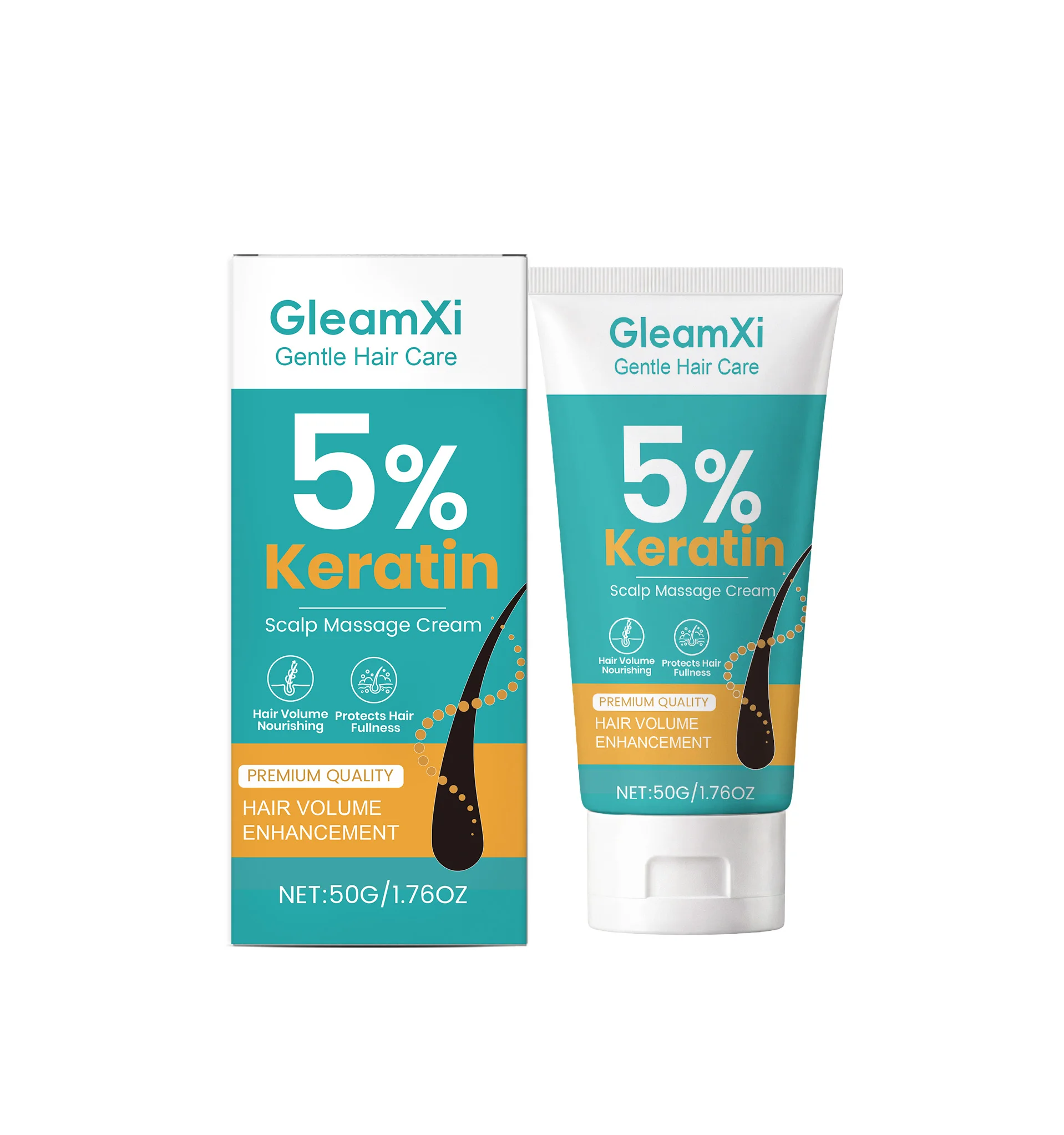 Keratin Scalp Massage Cream Nourishes the Scalp, Provides Moisture, and Protects Hair for Daily Care