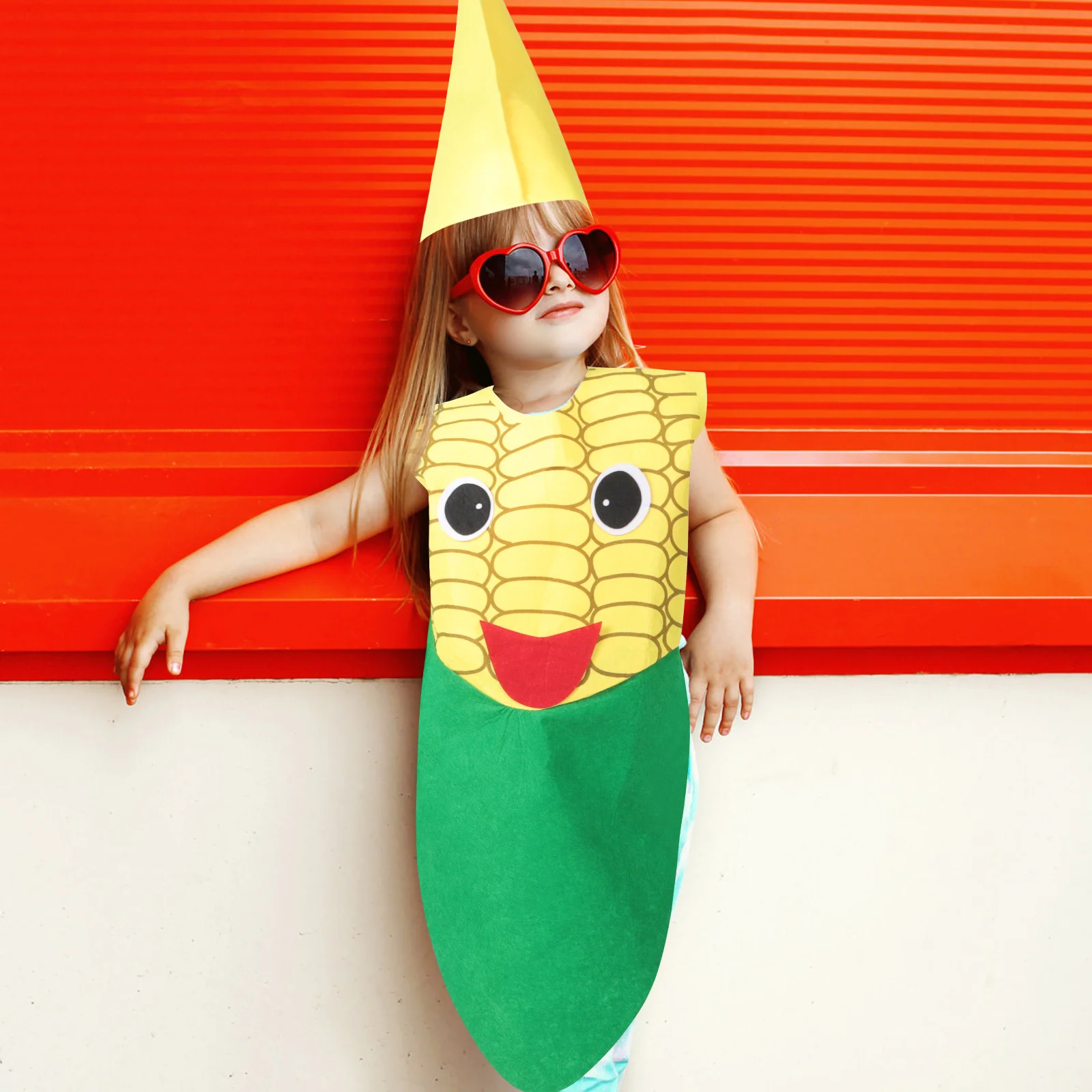 

1Set Kids Vegetable Costume for Party Stage Performance Durable Cosplay Clothing for Children Vegetable Costume