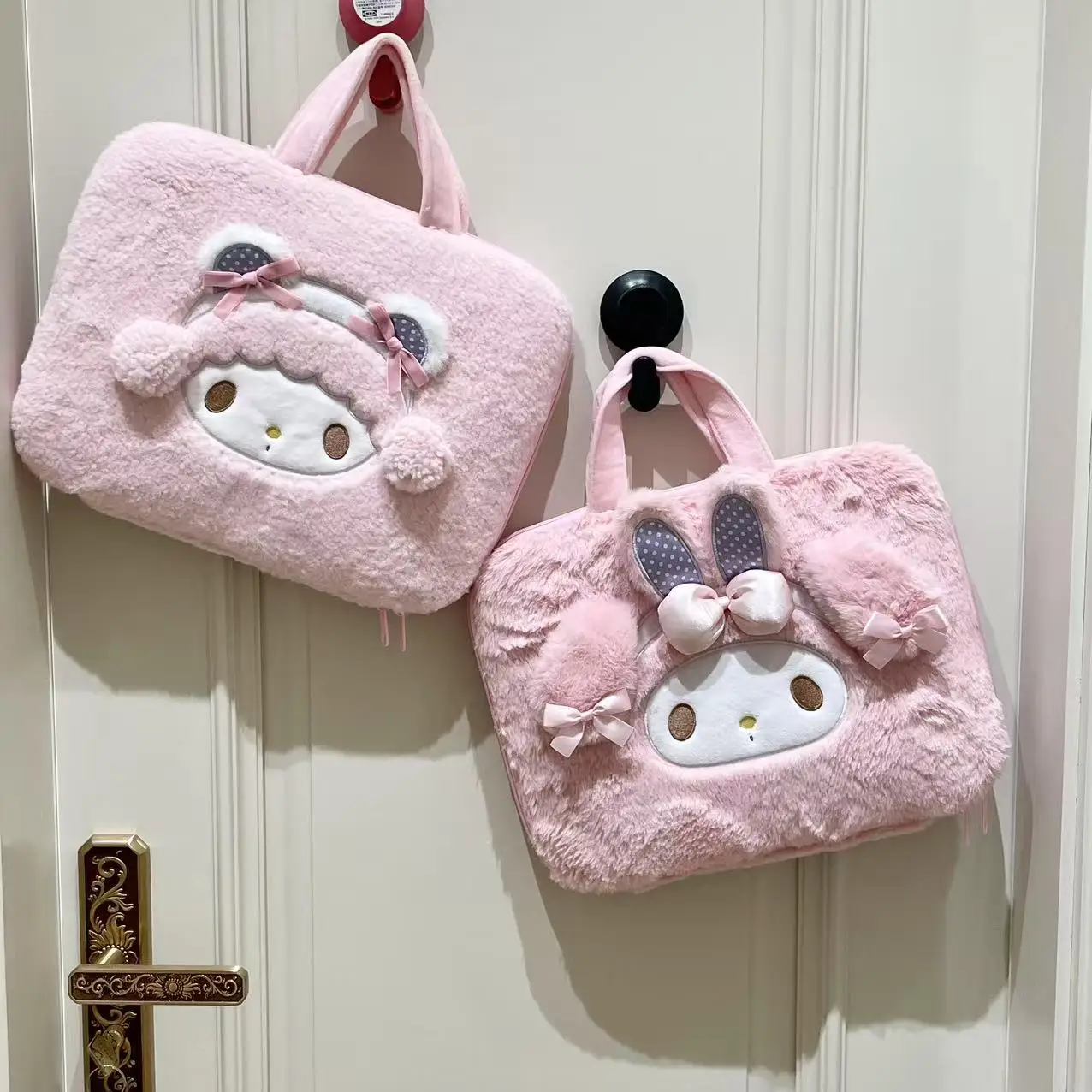 

Sanrio My Melody Laptop Bag Pink Girly My Sweet Piano Portable File Package IPad Tablet Storage Bag Plush Bag Girl Gifts