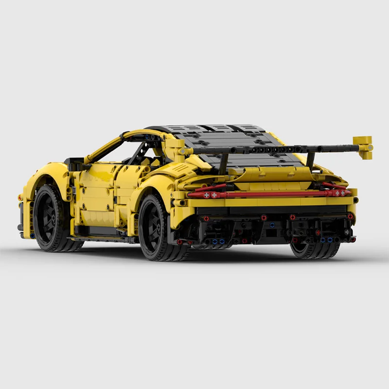 سرعة Hypercar نموذج MOC قوالب بناء SU7 الترا الطبقة العليا سيارة رياضية وحدات التكنولوجيا الهدايا عطلة تجميع ألعاب أطفال