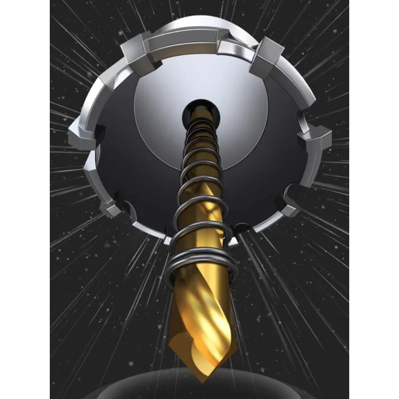 

Alloy drill bits for metal and stainless steel, 12-piece multifunctional high-hardness hole cutter set