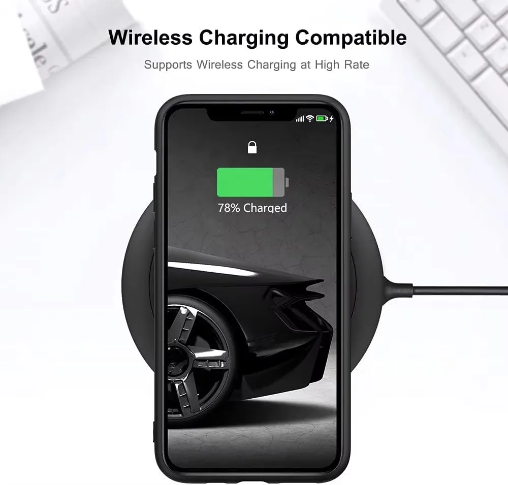 Czarne, odporne na wstrząsy silikonowe etui na telefon TPU do Iphone 15 14 13 12 Pro 11 Pro Max X Xs XR 6 6S 7 8 Plus Etui ochronne na obiektyw