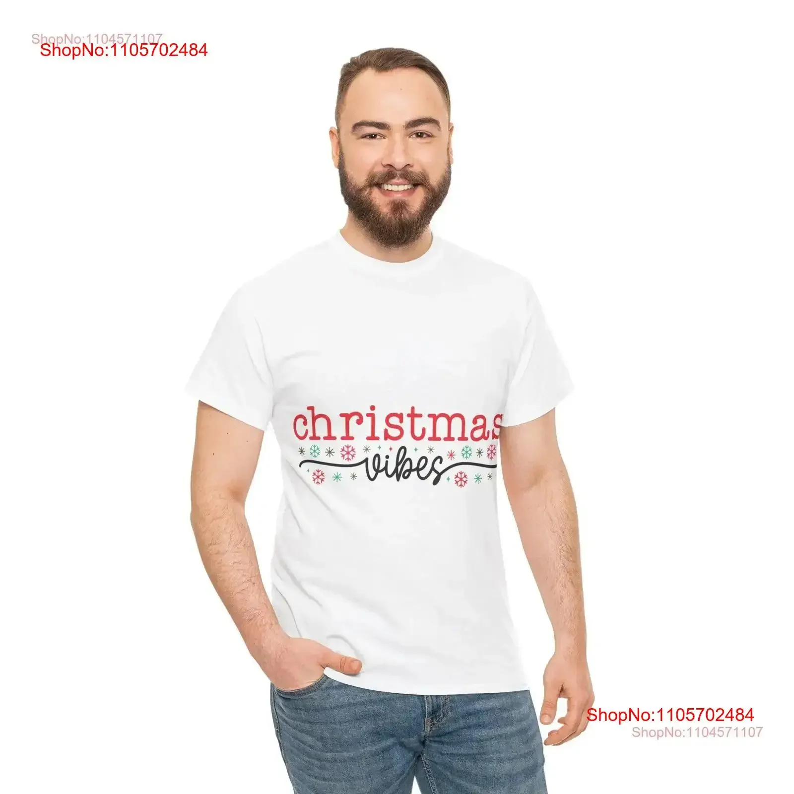 Christmas Vibes T Shirt Holiday Festive Snowflake Design Spirit Cute for Women Outfit vintage Washed Casual streetwear