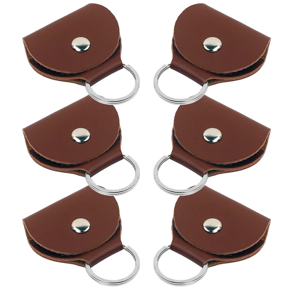 6 قطعة حامل اختيار الجيتار يستخدم قوي على المدى الطويل مقاوم للكسر مدمج خفيف الوزن لملحقات الموسيقيين أثناء التنقل #6