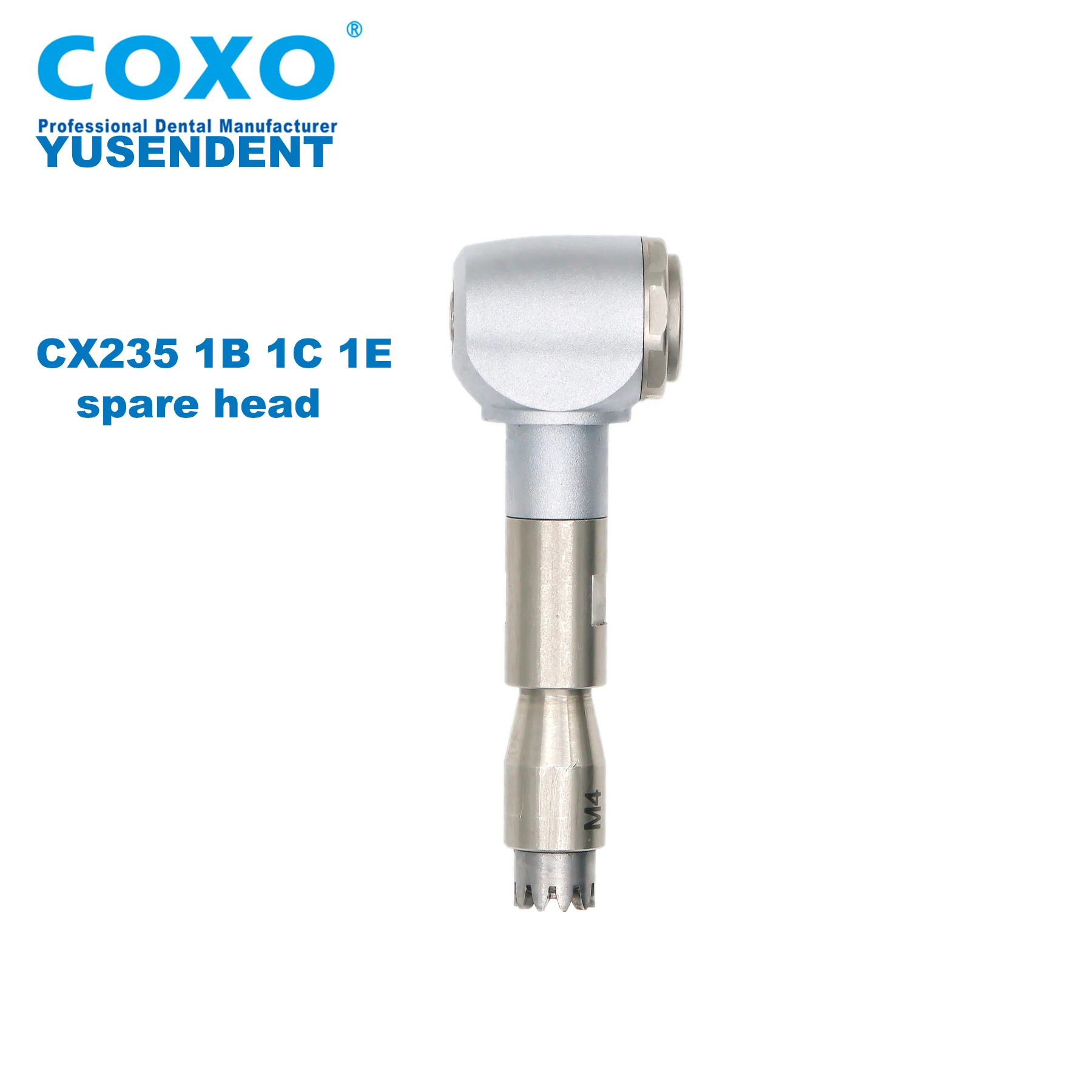 COXO Dental Push Button Spare Head Fit Fiber Optic Low Speed Contra Angle Turbine Handpiece CX235 1E 1C 1B