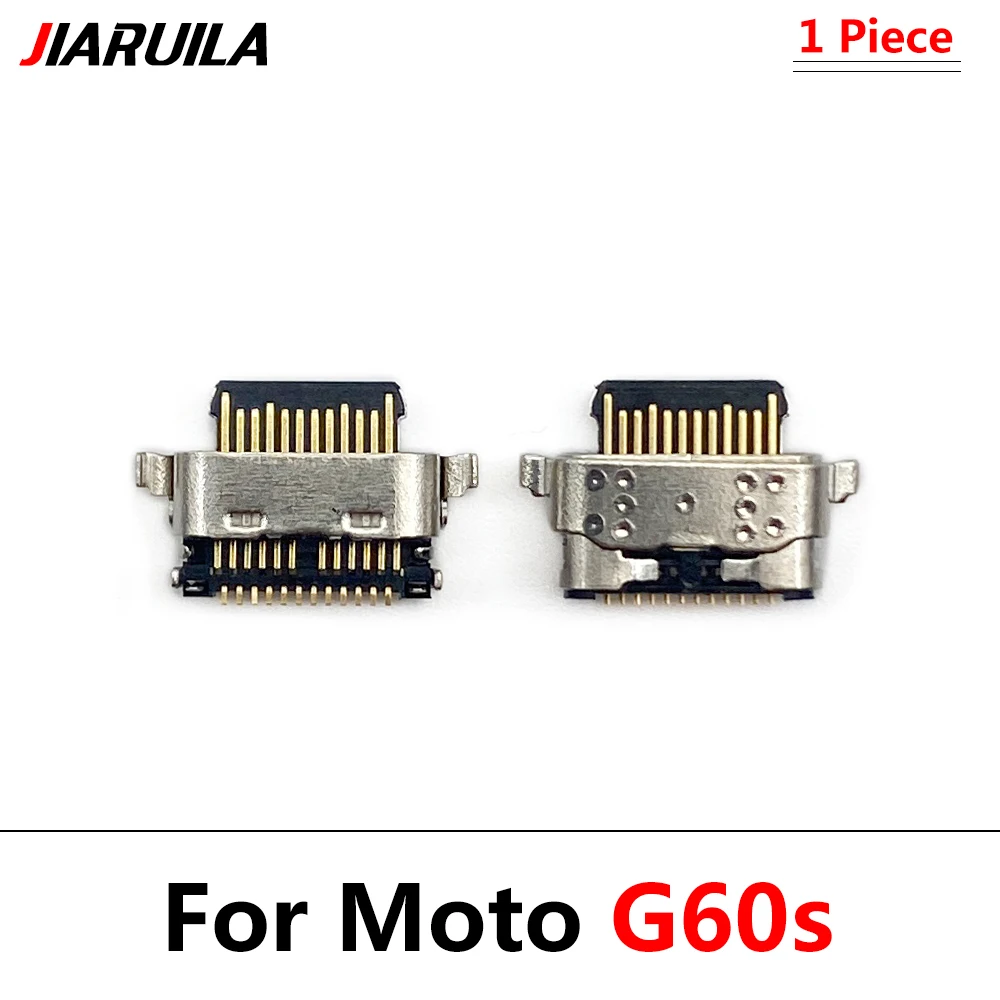 60Pcs, Micro USB Connector Charging Port Jack For Moto G10 G100 G20 G30 G50 G60 G60s G31 G51 G22 G32 G13 G23 One Fusion Hyper