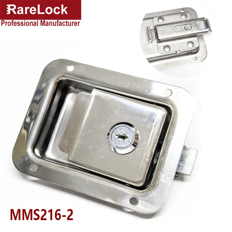 Stainless Handle Cabinet Lock for RV Truck Pickup Trunk Accessories Bus Car Lock Rarelock MS216 G