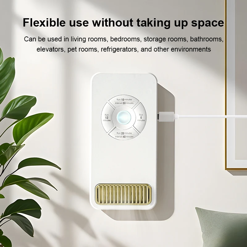 1 Stück, Smart-Home-Luftreiniger, eingebauter Sensor, automatische Abschaltung, wartungsfrei, USB-Steckerbetrieb, hohe Leistung – Detail 17