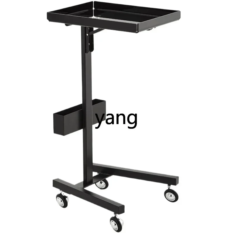 Lmm1 acrylic beauty salon cart perm and dyeing area folding bar cart barber shop special tool cart