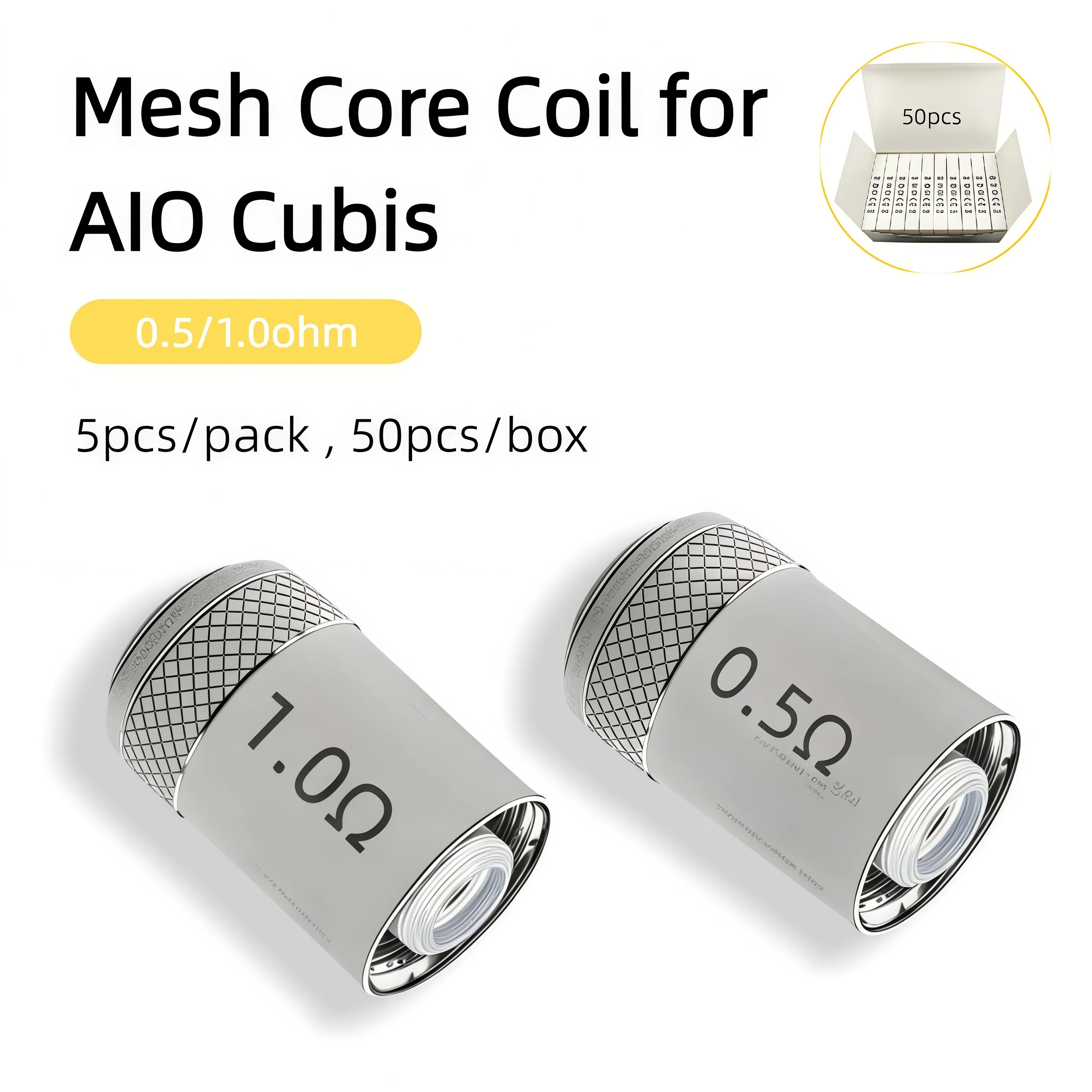 50 Joyetech Cubis Pro /Cuboid Mini E-Cig/Joyetech EGO AIO Cubis AIO Vape 1.0/0.5ohm pod system for pod systems - related product image