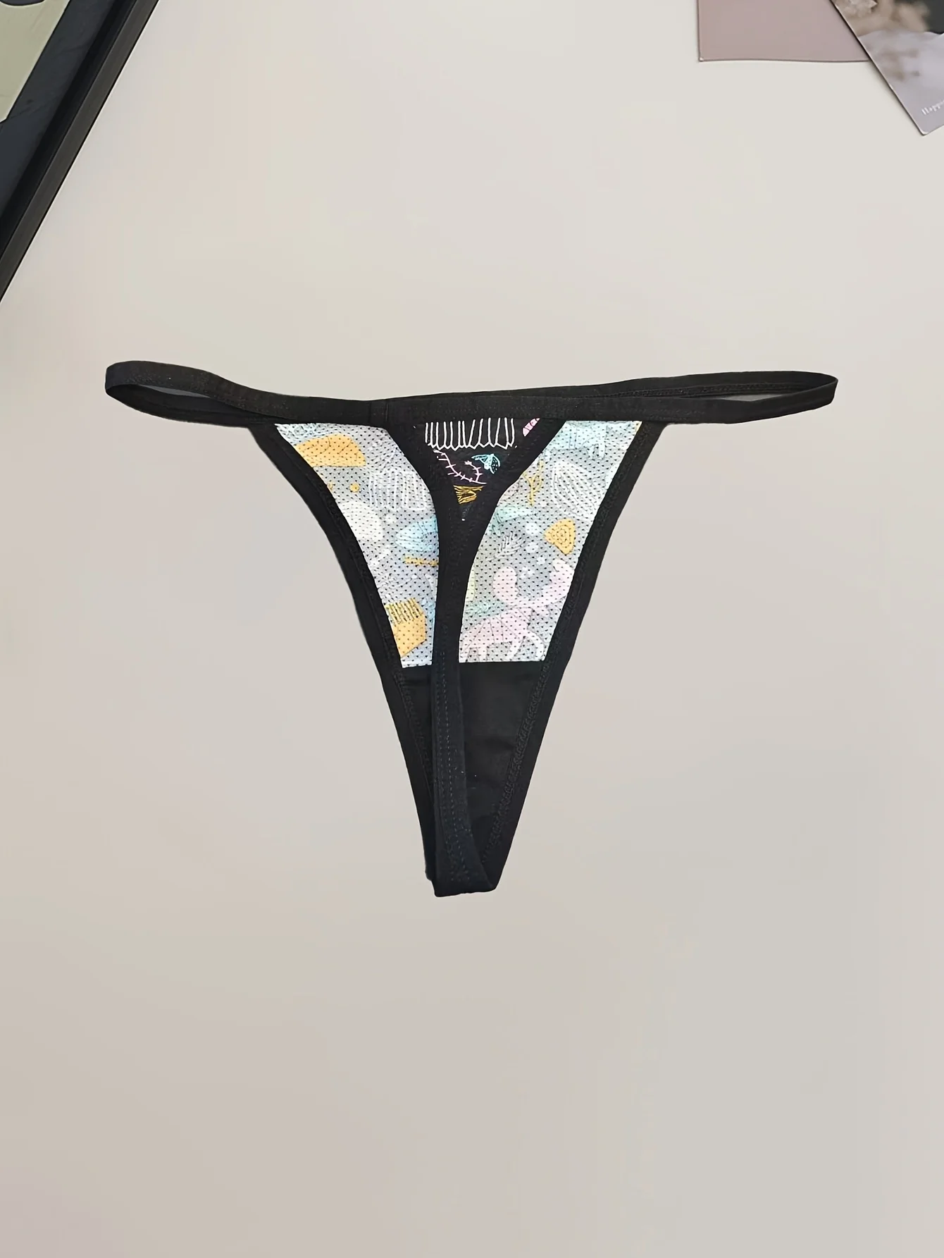 4 قطع ملابس داخلية نسائية لطيفة مطبوعة على شكل زهرة سحابة، بدون خياطة، مريحة، قابلة للتنفس، ملابس داخلية نسائية منخفضة الخصر