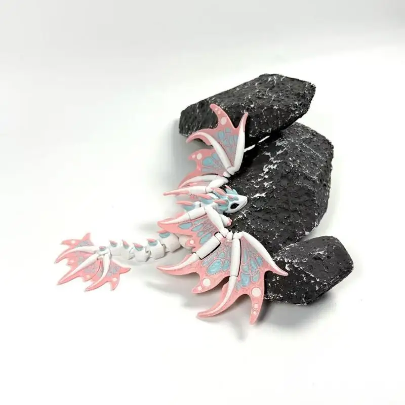 Small Ornament Birthday Gift Animal Figurine 3D Printed Emperor Dragon Durable Desktop Decoration