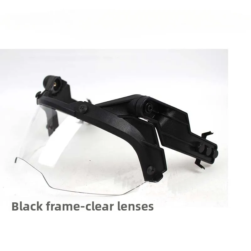 Óculos de guia tático rápido op óculos wearable miopia mich ajustável pc anti-nevoeiro lentes anti-motim