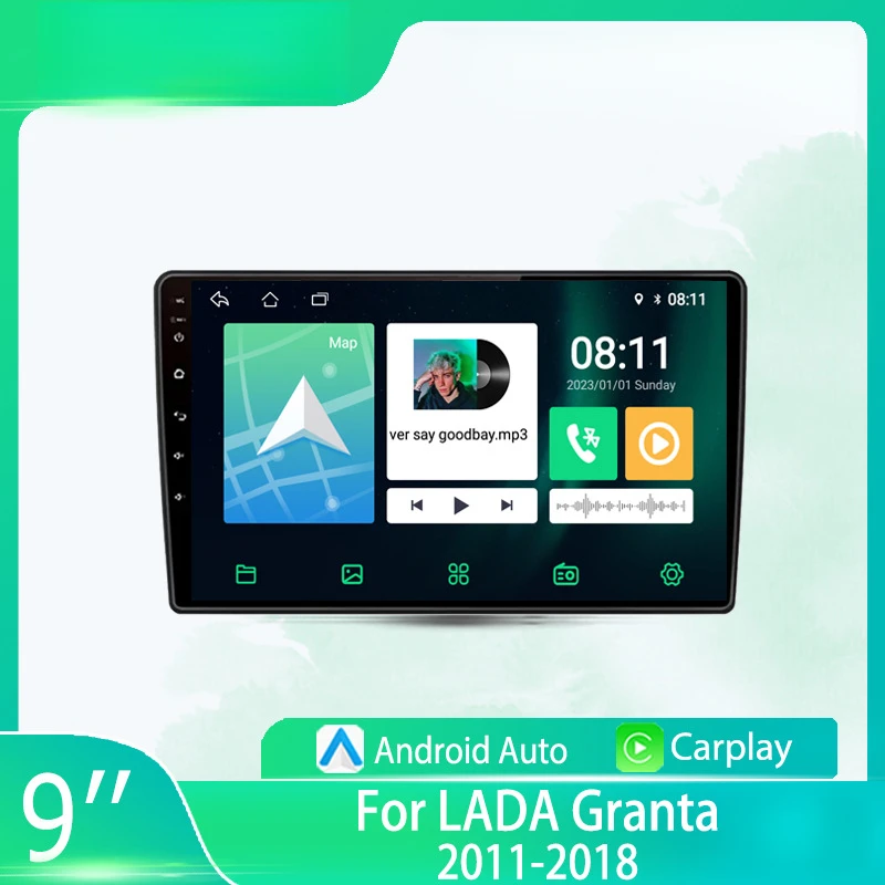 

For LADA Granta 11-18 Car Multimedia Player Android Car Player GPS WIFI Carplay 4G Car Radio Navigation Stereo Car Electronic