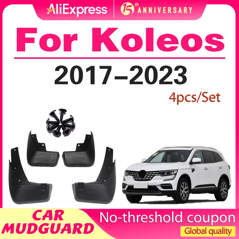 

For Renault Koleos 2017 2018 2019 2020 2021 2022 2023 Fender Mudguard Mud Flaps Guard Splash Flap Mudguards Car Accessories