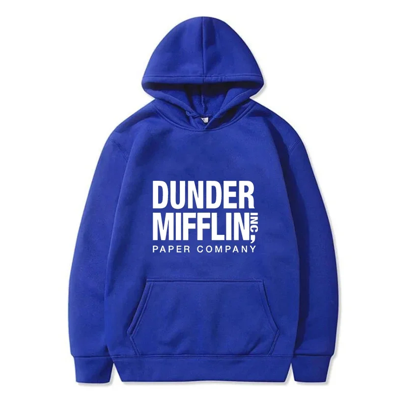 The Office Dunder Mufflin INC Hoodie Dwight Schrute Sweatshirt Men Women Hoodies Casual Pullover Hooded Sweater