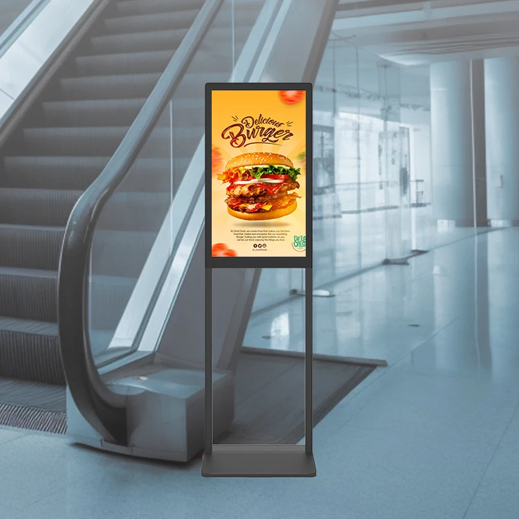 

A-Frame 21.5 Inch Indoor Android Advertising Player Lcd Digital Portable Floor Standing Display Standee 32 Inch