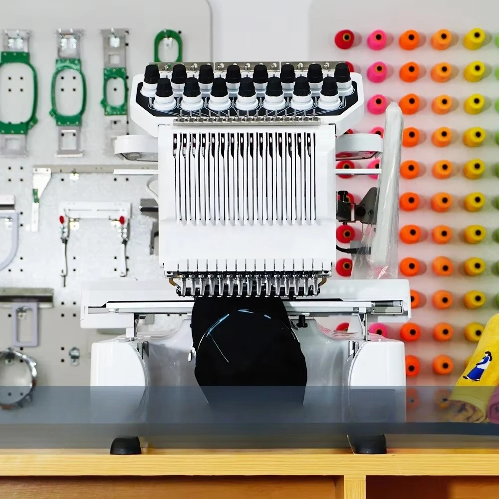 2026 Hot Selling PREMB High-Quality Single-Head Embroidery Machine, Industrial Embroidery Machine