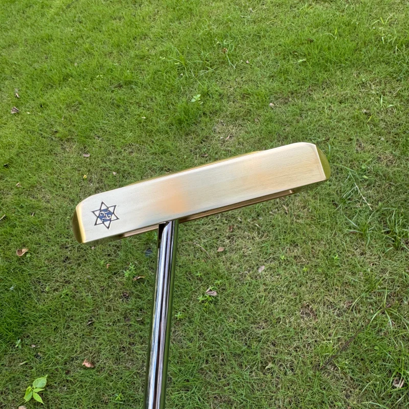 GEMINI Brass material golf putter club both for Right and Left handed and crisp sound 33“/34