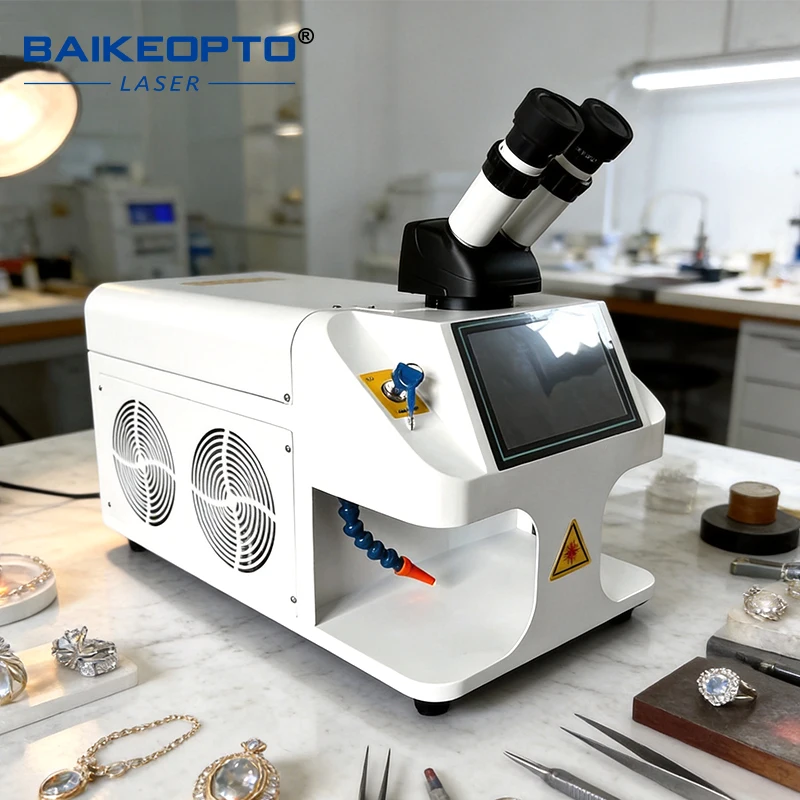 BK-JW100A Enclosed Laser Welder Machine For Gold K-gold Silver Platinum Rhodium Plated Jewelry Repair