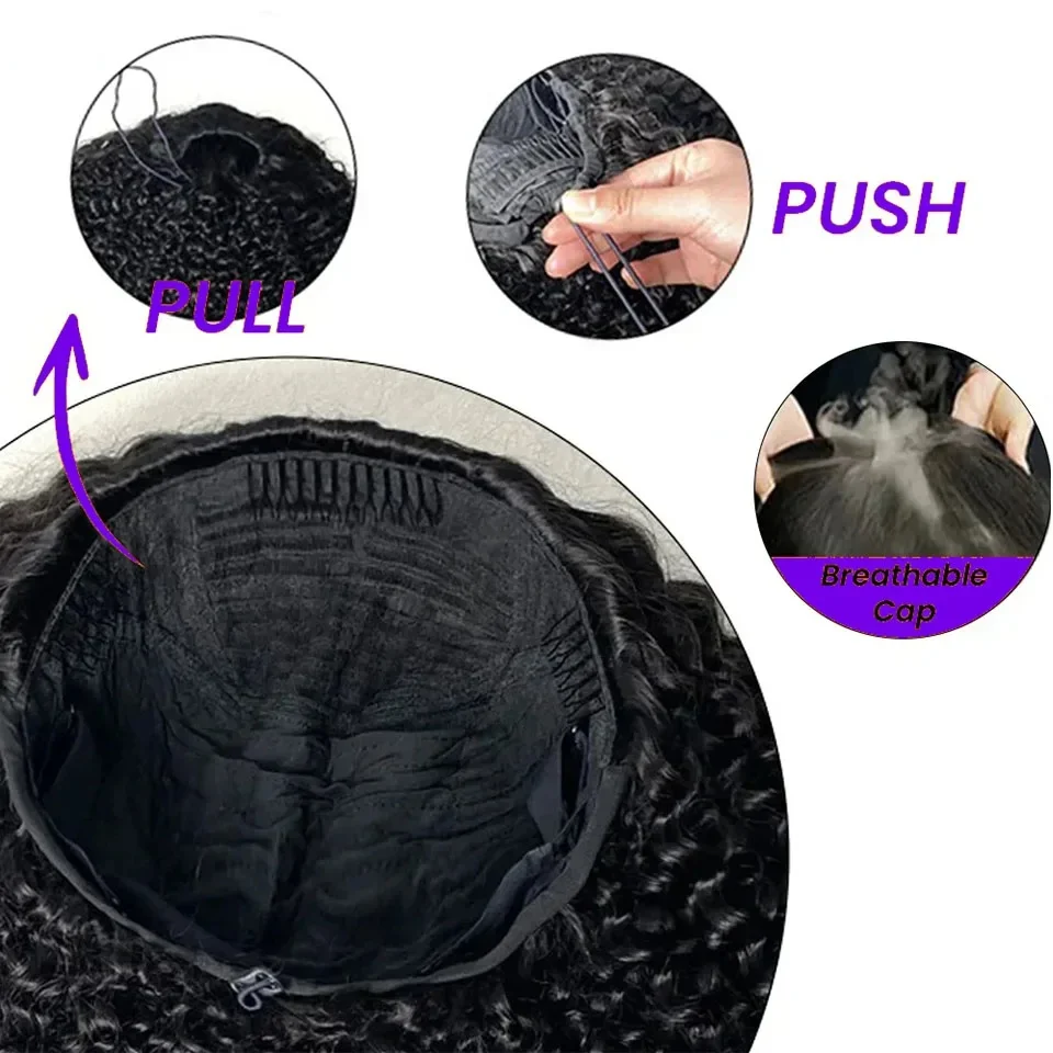الجسم موجة 3 في 1 نصف شعر مستعار شعر الإنسان 200% كثافة ارتداء والذهاب نصف الباروكات لا الغراء للمبتدئين ودية سلس كليب في شعر مستعار للنساء