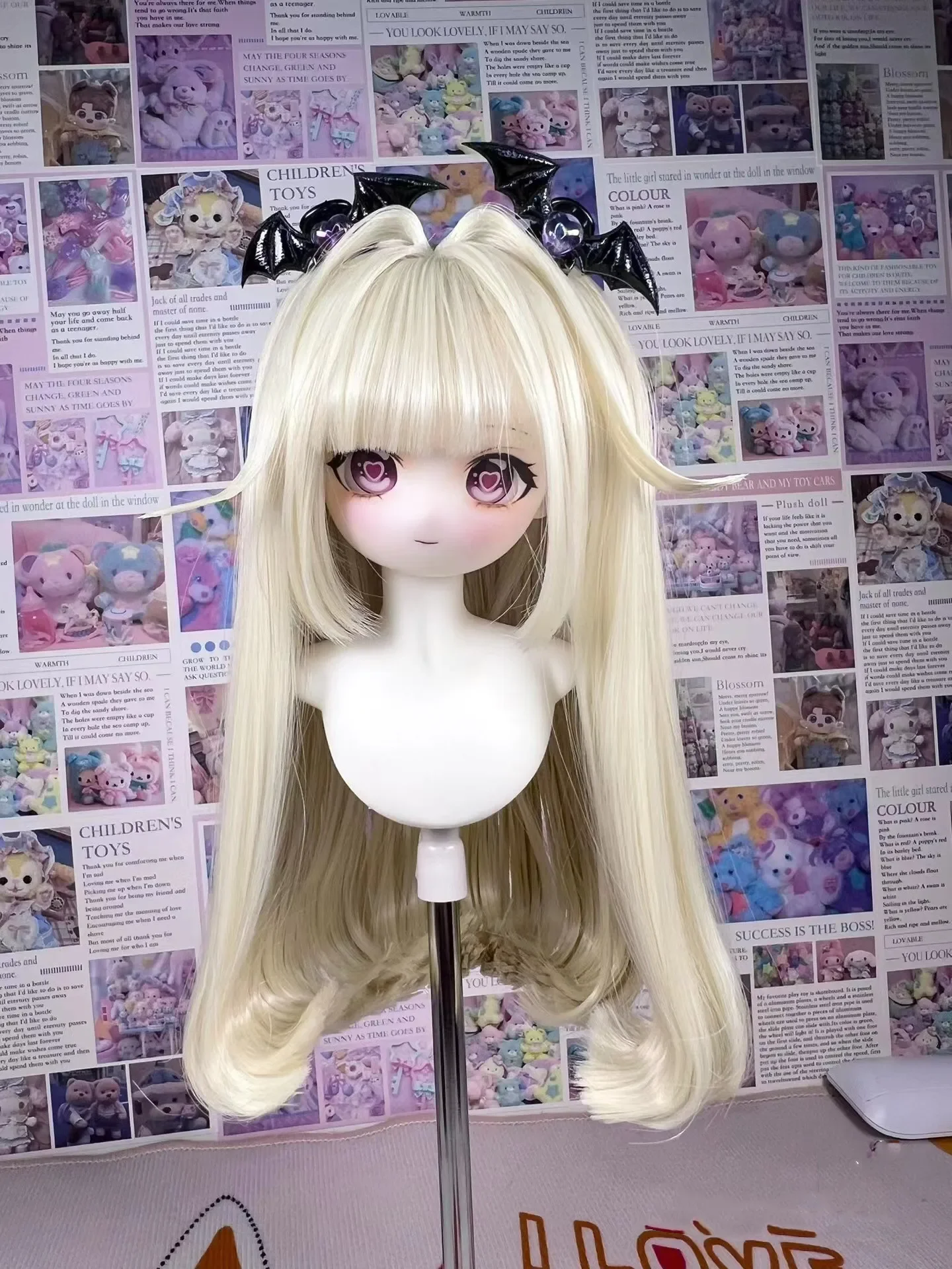 

Волосы для куклы Светло-золотые волосы куклы SD/MDD/MSD 1/3 1/4 1/6 парик BJD