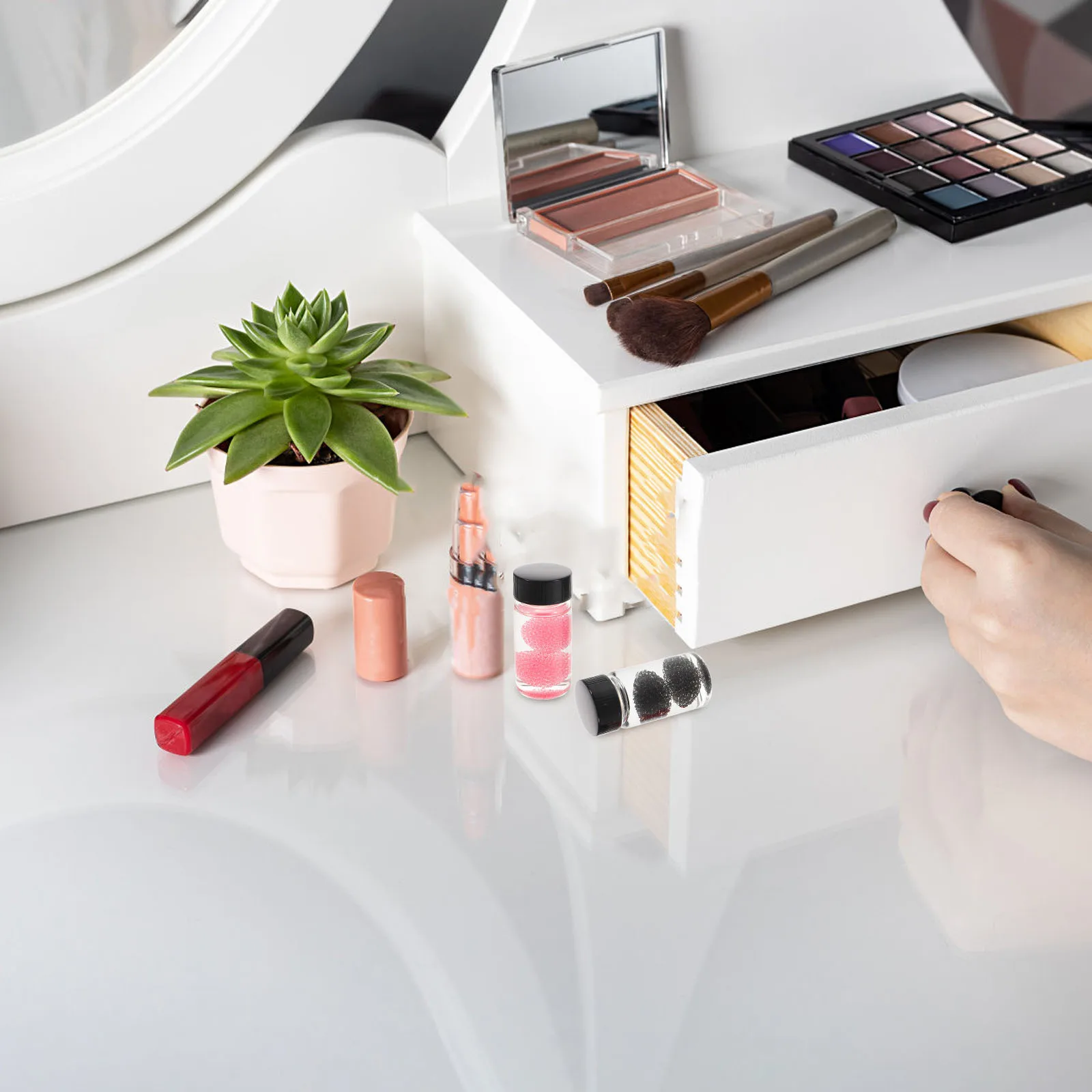 Wimperreiniger voor wimperextensions Snelle reinigingstool Fijn materiaal Wimperlijmverwijderaar Draagbare valse wimperonderhoud