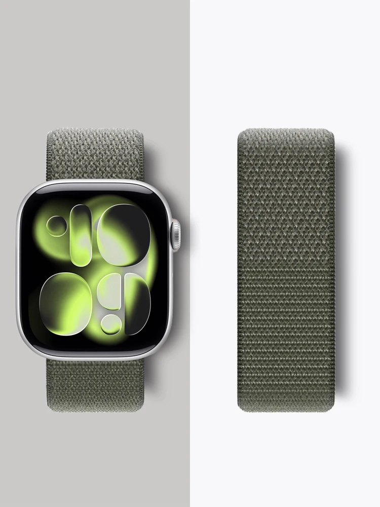 Nylon-Sportschlaufe für Apple Watch Band 11 10 9 8 SE 7 6 5 Ultra 3 49 mm 46 mm 44 mm 40 mm 45 mm 41 Correa-Armband iWatch-Serienarmband