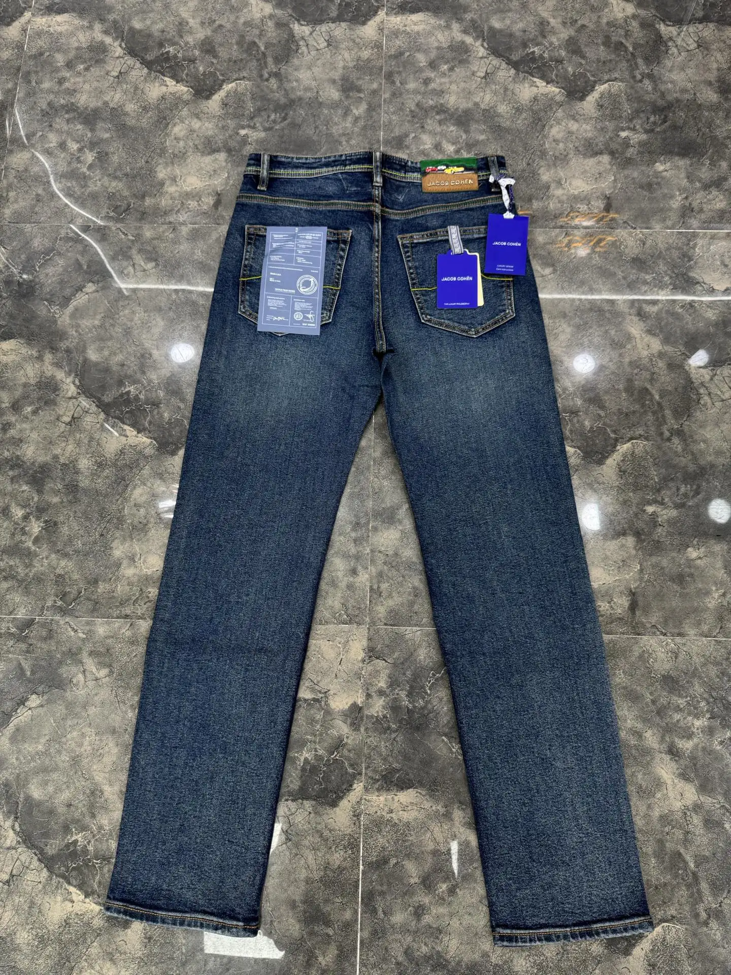 BLLIYOSS 2026 FW New Jeans Thin Cotton Men Business Embroidery straight-leg Outdoors Pants Old Money High-Quality SIZE 29-40
