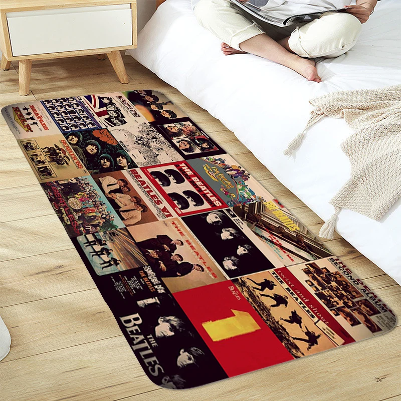 Carpet for Bedroom The B-Beatle Band Bathroom Living Room Rugs Hallway Entryway Floor Mats for Home Doormat Entrance Door