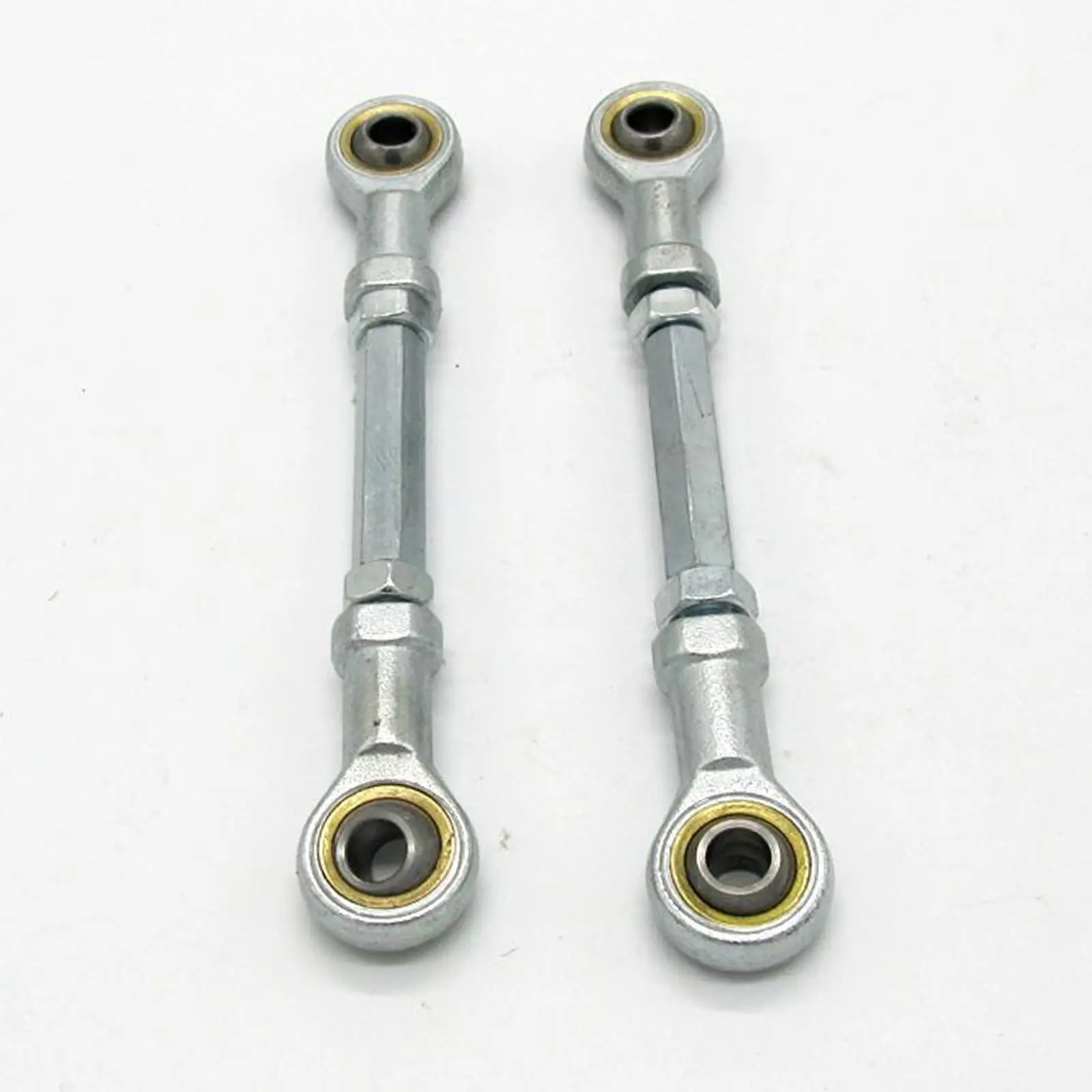 2x Steering Tie Rod Kit with Left & Right Hand Tie Rod Ball Joint Fits for Mini ATV Go Kart