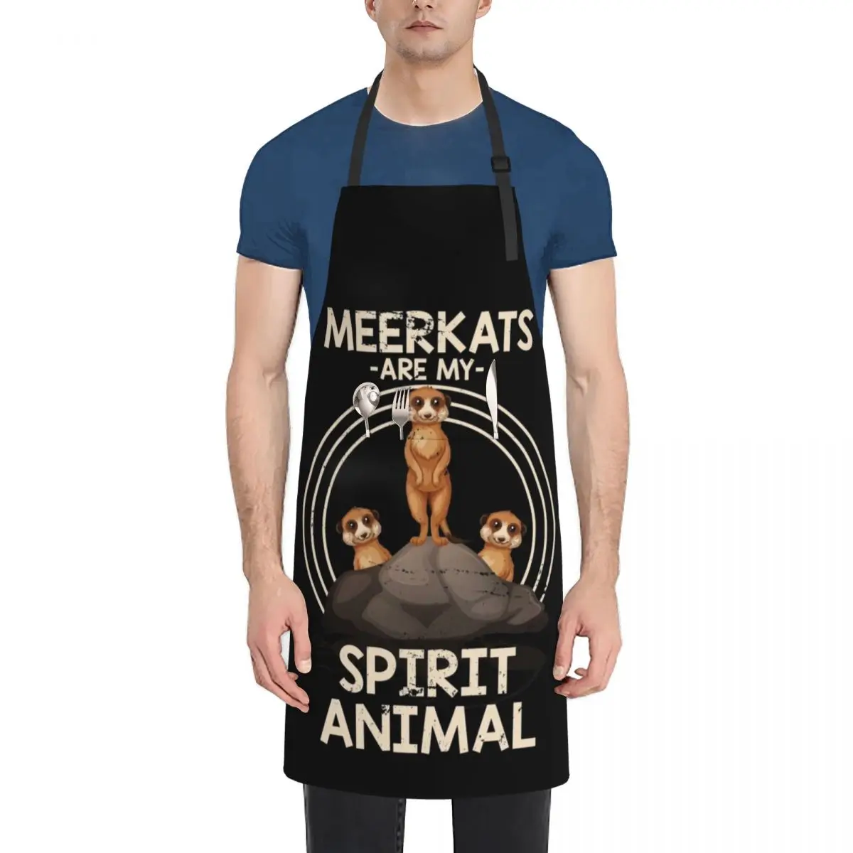 

Spiritual animal safari meerkat Apron Useful Things For Kitchen Home and kitchen products Kitchen For Women Apron