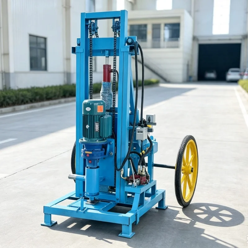 Customized Small Water Well Drilling Machine for Construction Site & Household, Cross‑border Export Drilling Machinery