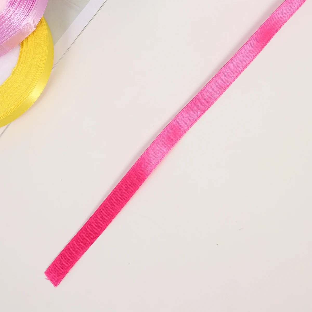 

10 Rolls 22 Meters Smooth Wrinkle Free Polyester Silk Ribbon For Gift Wrapping Wedding Party Decor Craft Festival Hair Bows
