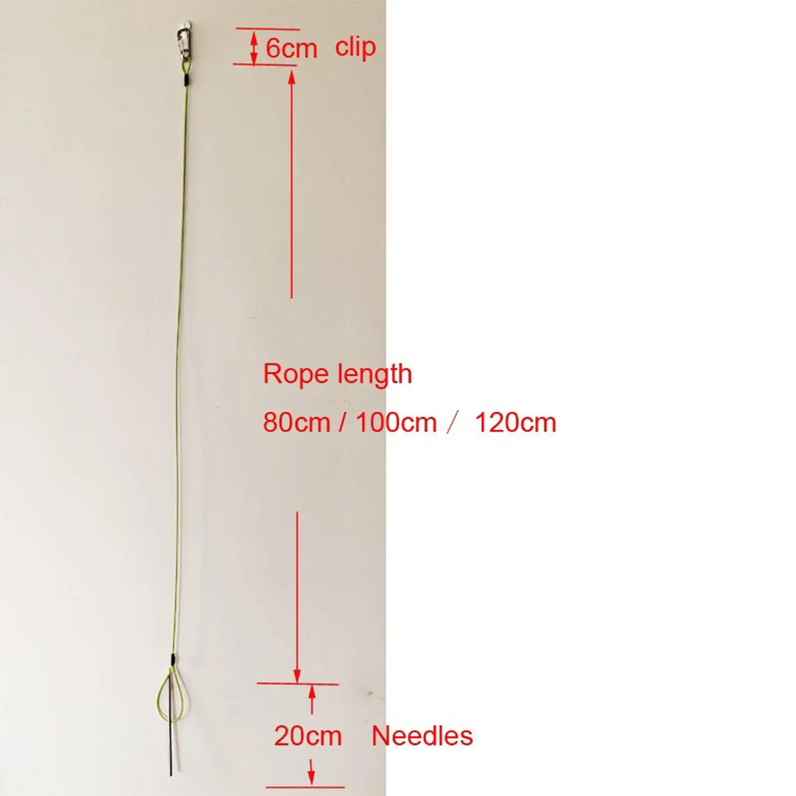 

Stainless Steel Fishing Stringer Stainless Steel Cable Clamp With Carabiner Kayak Fishing Stringer For Scuba Kayaking Lake Pond