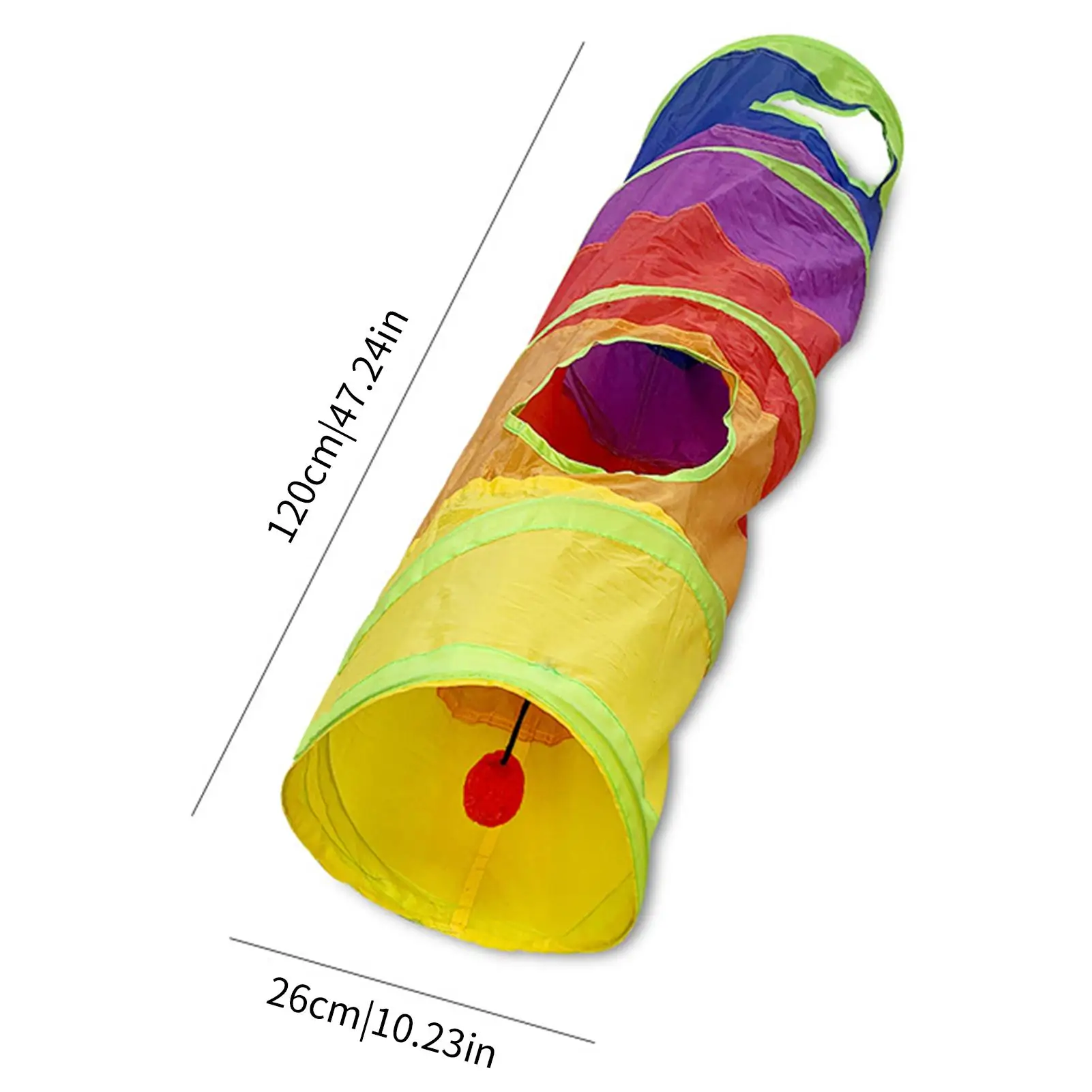 Cat Tunnel For Indoor Cats Collapsible Pet Toys Play Tunnels For Cats Portable Pet Supplies Cat Toys For Hiding Hunting And