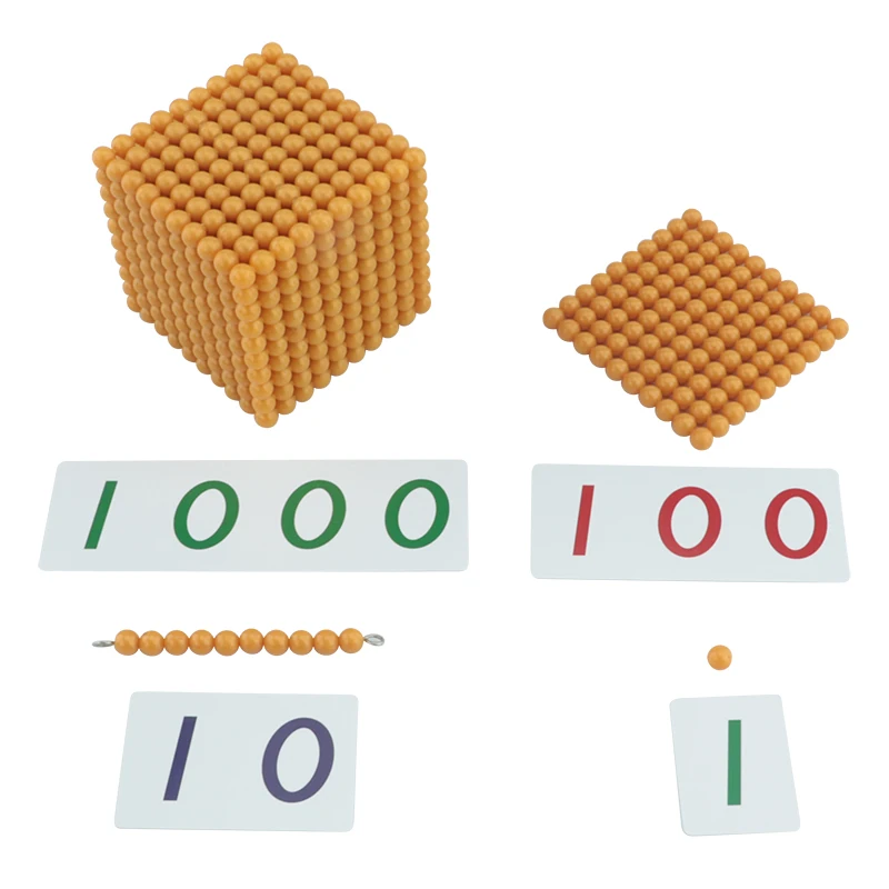 Montessori materiały złote koraliki dziesiętny System gry bankowej Montessori zabawki matematyczne matematyka materiały pomoce nauczycielskie nauka dziecka