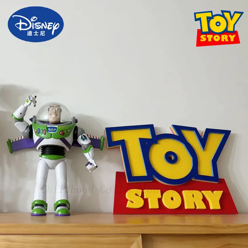 Kawaii Disney Pixar Toy Story Action Figure Toys Anime Toy Story Sign Room Decoration Ornaments Collection Model Gifts For Kids