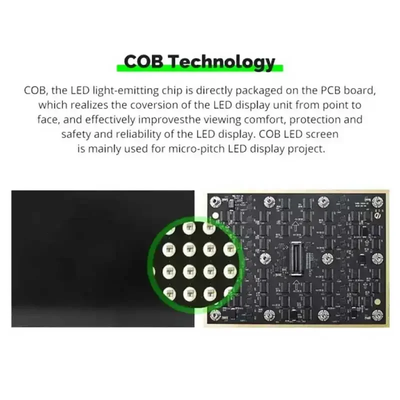 Ultra-High Resolution HD Indoor LED Display Ph0.9 Cob Three-in-One High Brightness Mini Digital Signs and Display