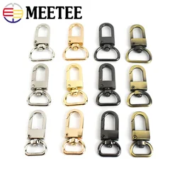 10Pcs 13/16/19mm Metal Lobster Buckles Key Chain Hook Bag Webbing Strap Buckle Swivel Clasp Hooks Hanger Hardware Accessories