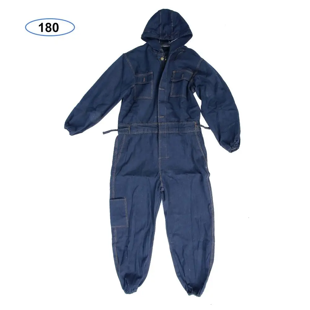 

Denim Welding Coveralls for Auto Repair - Durable Workwear Safety Suit for Labor Protection