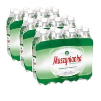 Muszyna plus Natural mineral water highly mineralized low-saturated CO2 0,6 L x 24 pieces