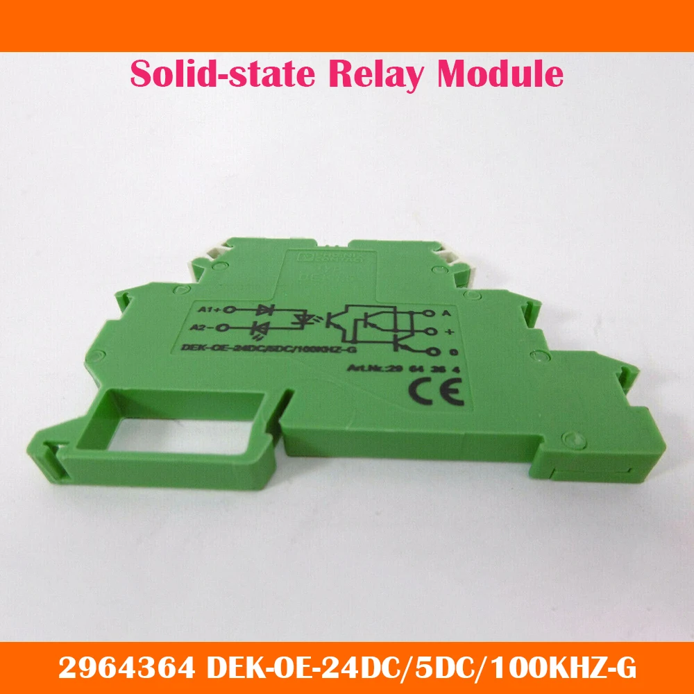 

Solid-state Relay Module 2964364 DEK-OE-24DC/5DC/100KHZ-G Fast Ship Work Fine High Quality